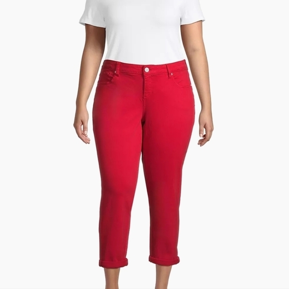 Slink Jeans Curvy Dark Pink Sz. 14 Jeans - Picture 2 of 16